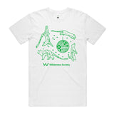 Night Sky White T-shirt