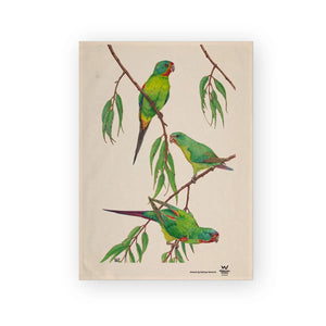 Illustrated Birdlife Tea Towel Set (3 Pack)