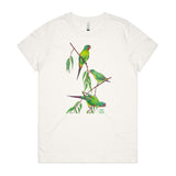 Swift parrot women's natural organic t-shirt