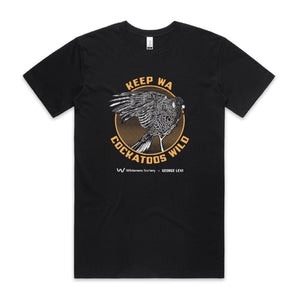 Carnaby’s Black Cockatoo Black Organic T-Shirt