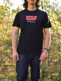 Deforestation Map Unisex Black Organic T-Shirt