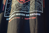 Deforestation Map Unisex Black Organic T-Shirt