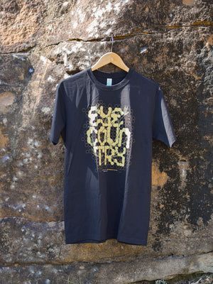 Eye on Country Unisex Black Organic T-Shirt