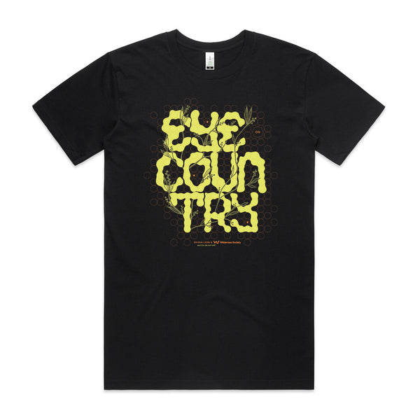 Eye on Country Unisex Black Organic T-Shirt