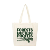 Forests Before Profits Organic Tote Bag