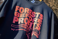 Forests Before Profits Black Organic Long-Sleeve Shirt