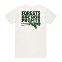 Forests Before Profits Natural Organic T-Shirt