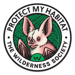 Ghost Bat ‘Protect My Habitat’ Sticker