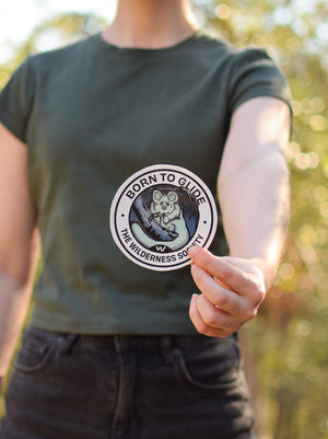 Greater Glider ‘Born to Glide’ Sticker
