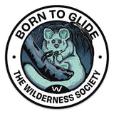 Greater Glider ‘Born to Glide’ Sticker