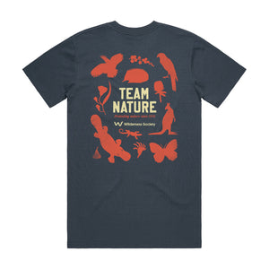Team Nature blue organic t-shirt