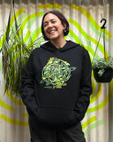 Nature Watchers Unisex Black Organic Hoodie