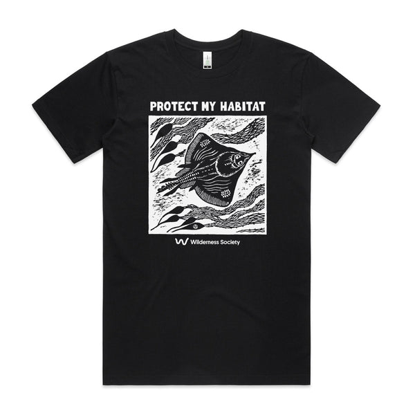 Pre-order Maugean skate black organic t-shirt