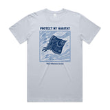 Pre-order Maugean skate light blue organic t-shirt