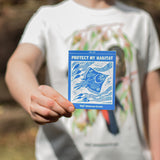 Maugean skate blue sticker