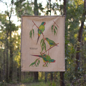 Swift Parrot Tea Towel