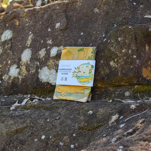 Franklin logo organic tea towel