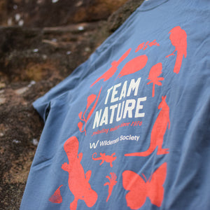 Team Nature blue organic t-shirt