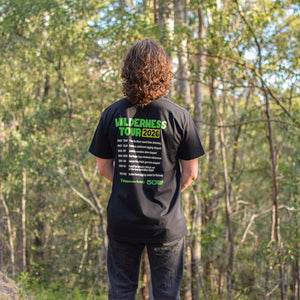 Save our rainforests black organic t-shirt