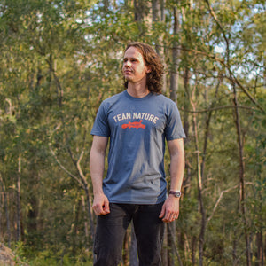 Team Nature blue organic t-shirt