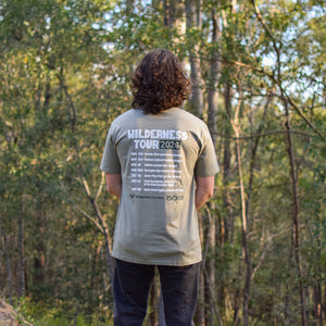 Protect Barrington Tops green organic t-shirt