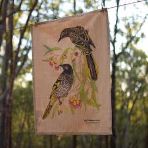 Illustrated Birdlife Tea Towel Set (3 Pack)