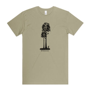 Mountain ash eucalyptus organic t-shirt
