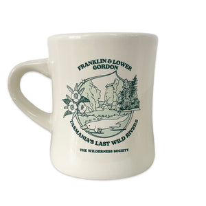 Franklin logo diner mug