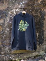 Nature Watchers Unisex Black Organic Hoodie