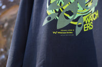 Nature Watchers Unisex Black Organic Hoodie