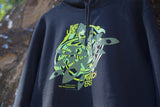Nature Watchers Unisex Black Organic Hoodie