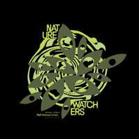 Nature Watchers Unisex Black Organic Hoodie