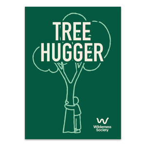 Treehugger sticker