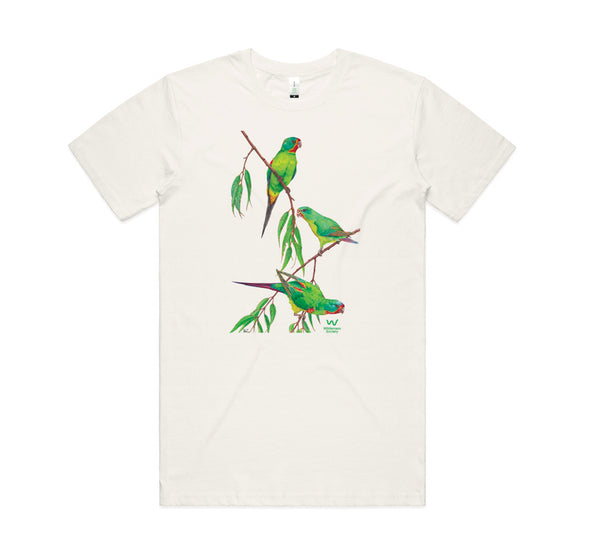 Preorder swift parrot natural organic t-shirt