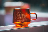 Watch on Nature Satellite Amber Glass Mug