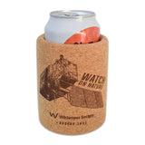 Watch on Nature Satellite Cork Stubby Cooler