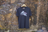 Watch on Nature Satellite Unisex Black Organic T-Shirt