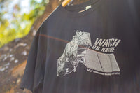 Watch on Nature Satellite Unisex Black Organic T-Shirt