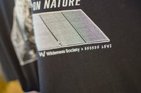 Watch on Nature Satellite Unisex Black Organic T-Shirt