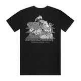 Watch on Nature Satellite Unisex Black Organic T-Shirt