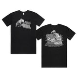 Watch on Nature Satellite Unisex Black Organic T-Shirt