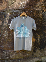 Watch on Nature Satellite Unisex Grey Organic T-Shirt