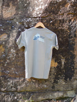 Watch on Nature Satellite Unisex Grey Organic T-Shirt