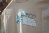 Watch on Nature Satellite Unisex Grey Organic T-Shirt
