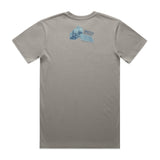 Watch on Nature Satellite Unisex Grey Organic T-Shirt
