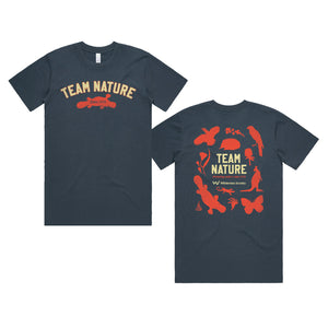 Team Nature blue organic t-shirt