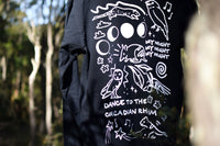 Night Sky (Glow in the Dark) Navy Long-Sleeve T-shirt