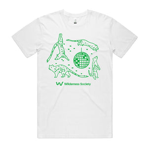 Night Sky White T-shirt