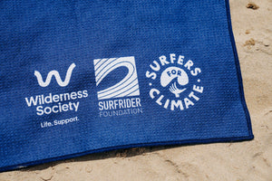Stop New Oil & Gas beach towel from Surfrider Foundation Australia
