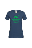 Life Support women's Organic Cotton Navy T-shirt